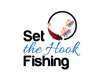 Set the Hook Fishing logo design - 48HoursLogo.com