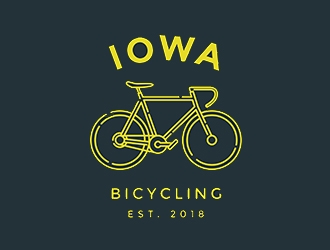 Iowa Bicycling Logo Design