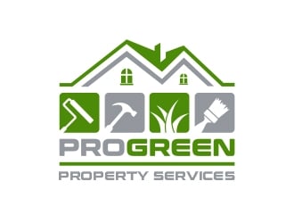 ProGreen Property Services Logo Design