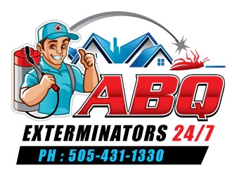 ABQ EXTERMINATORS 24/7 Logo Design