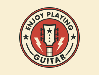 Enjoy Playing Guitar Logo Design