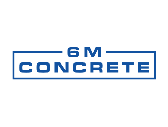 6M Concrete Logo Design