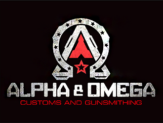 Alpha & Omega Customs and Gunsmithing Logo Design