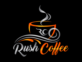 Rush Coffee Logo Design