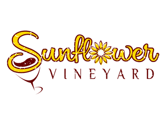 Sunflower Vineyard Logo Design