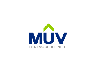 Muv  (tagline) Fitness redefined logo design by protein