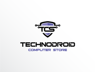Technodroid Computer Store logo design by firstmove