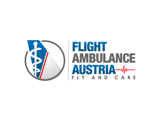 Flightambulance Austria logo design by gipanuhotko