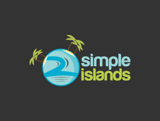 2 simple islands logo design by Norsh