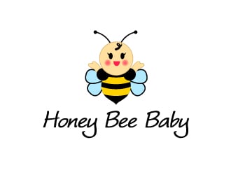 Honey Bee Baby logo design - 48HoursLogo.com