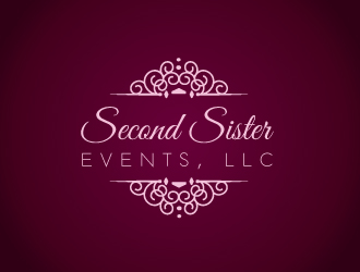 Second Sister Events, LLC logo design by Webphixo