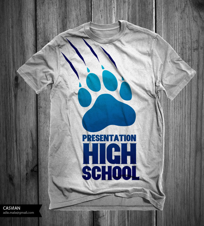 All Girls HIgh school hooded sweatshirt logo design by yoecha