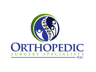 Orthopedic Surgery Specialists PLLC logo design - 48HoursLogo.com