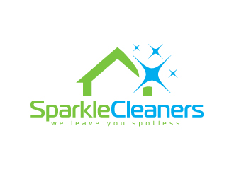 Sparkle Cleaners Ltd logo design - 48HoursLogo.com