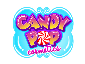 Candy Pop Cosmetics logo design - 48HoursLogo.com