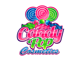 Candy Pop Cosmetics logo design - 48HoursLogo.com