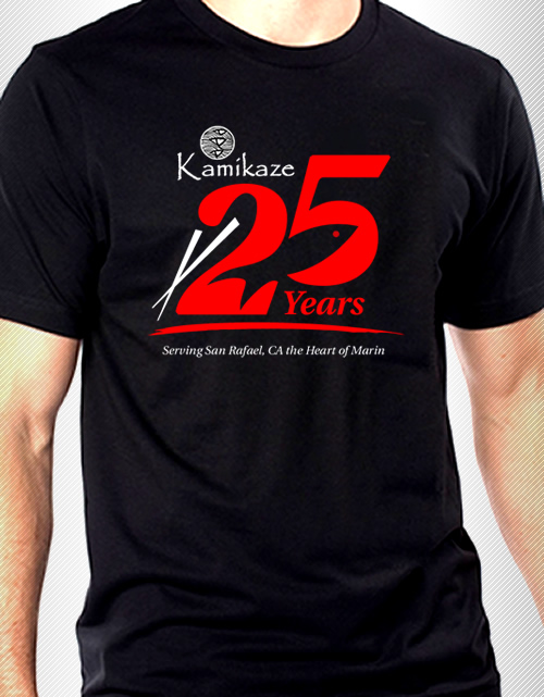 25th Anniversary T-shirt print design - 48HoursLogo.com