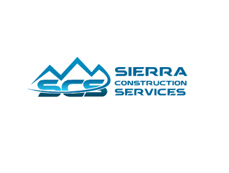 SIERRA CONSTRUCTION SERVICES (SCS) logo design - 48HoursLogo.com