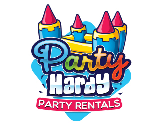 Party Hardy Party Rentals logo design - 48HoursLogo.com