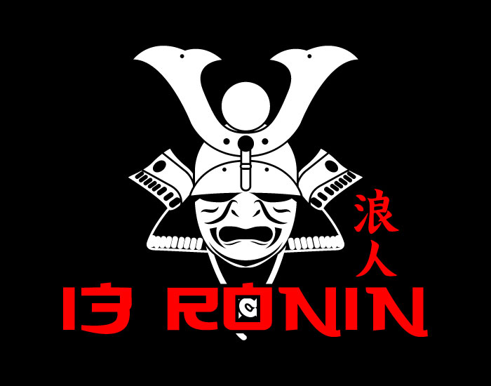 13 Ronin print design - 48HoursLogo.com