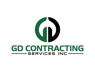 GD contracting services inc logo design by abss