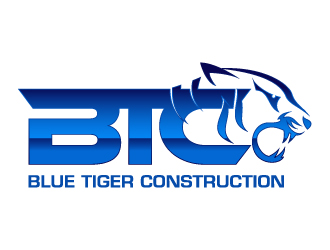 Blue Tiger Construction logo design by kgcreative