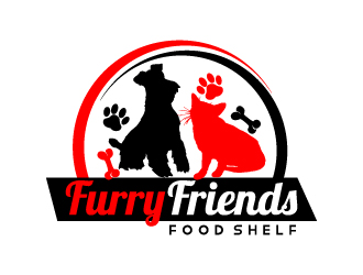 Furry Friends Food Shelf logo design - 48HoursLogo.com