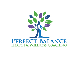 Perfect Balance Health & Wellness Coaching logo design - 48HoursLogo.com