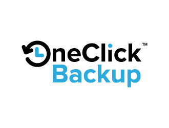 OneClick Backup logo design by jwdesign336