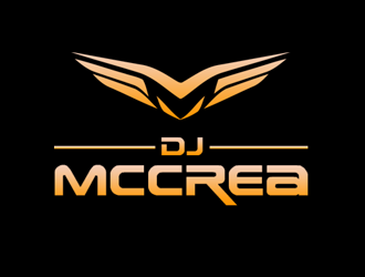 DJ MCCREA logo design by k4kib3n3