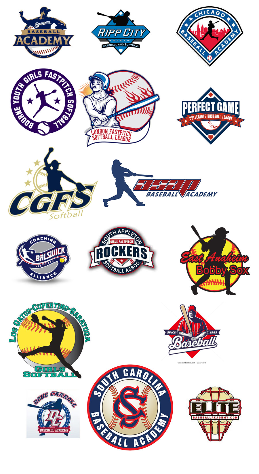 Premier Prospects - Baseball & Fastpitch Academy Logo Design - 48hourslogo