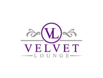 Velvet Lounge logo design by creativecorner