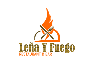 Leña Y Fuego Restaurant & Bar logo design - 48HoursLogo.com