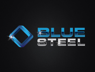 BLUE STEEL logo design - 48HoursLogo.com