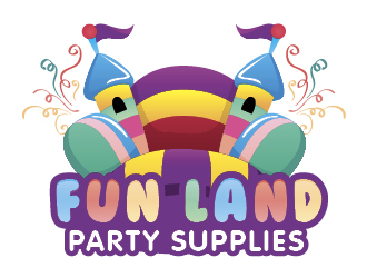 FUN LAND Party Supplies logo design - 48hourslogo.com