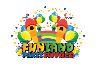 FUN LAND Party Supplies logo design - 48hourslogo.com