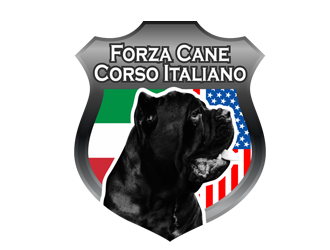 Forza Cane Corso Italiano logo design - 48HoursLogo.com