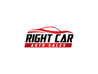 Right Car Auto Sales logo design - 48HoursLogo.com