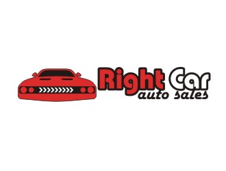 Right Car Auto Sales logo design - 48HoursLogo.com