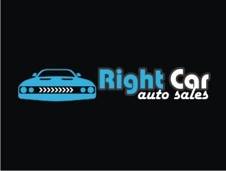 Right Car Auto Sales logo design - 48HoursLogo.com