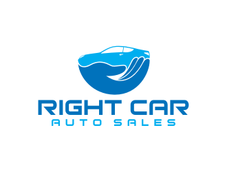 Right Car Auto Sales logo design - 48HoursLogo.com