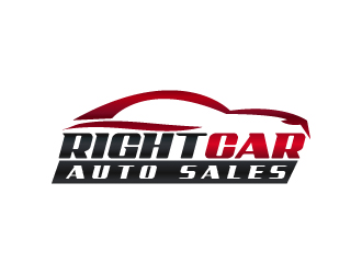 Right Car Auto Sales logo design - 48HoursLogo.com