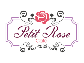 Petit Rose Café logo design - 48HoursLogo.com