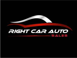 Right Car Auto Sales logo design - 48HoursLogo.com