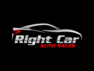 Right Car Auto Sales logo design - 48HoursLogo.com