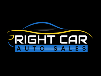 Right Car Auto Sales logo design - 48HoursLogo.com