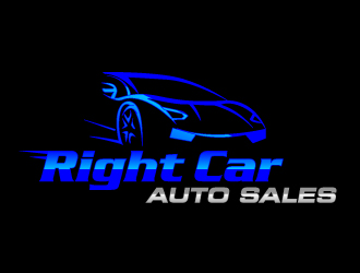 Right Car Auto Sales logo design - 48HoursLogo.com