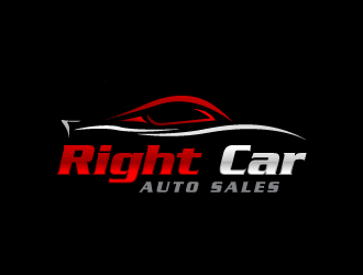 Right Car Auto Sales logo design - 48HoursLogo.com