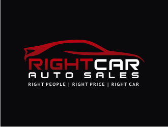 Right Car Auto Sales logo design - 48HoursLogo.com