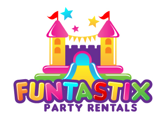 Funtastix Party Rentals logo design - 48hourslogo.com